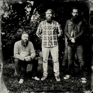 Danish band, The White Album, wet plate collodion tintypes for cover.