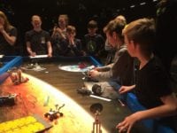 Klar til programmering. Sådan så det ud til LEGO Space Challenge sidste år. Foto: Næstved Kommune.