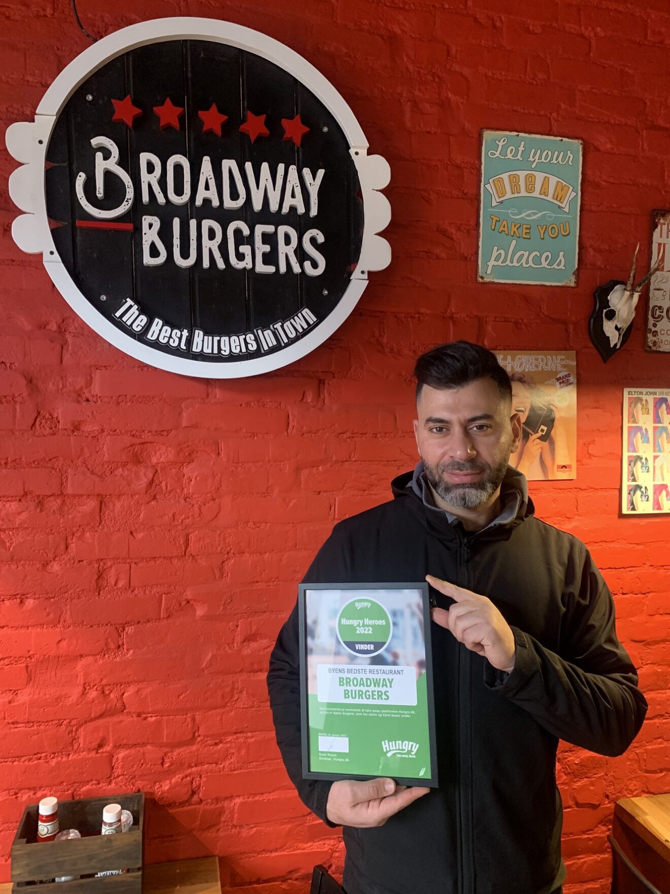 Broadway Burgers kåret til bedste take away restaurant i Næstved
