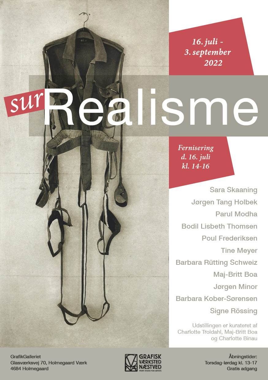 Grafisk Værksted Næstved inviterer til udstillingen SurRealisme i Grafik Galleriet.