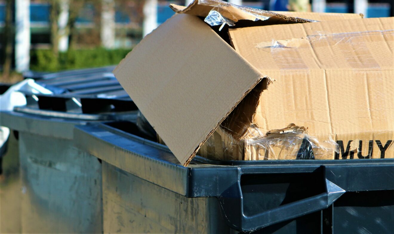 Privat affald i gulpladebil kræver dagsbevis